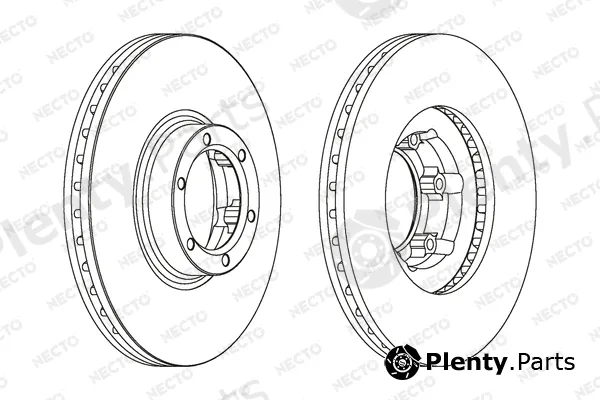 Necto WN324 — Brake Disc ALTA PRESTACION