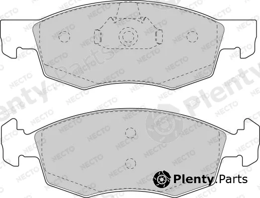 Necto FD6846A — Brake Pad Set, disc brake ALTA PRESTACION