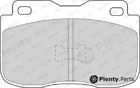 Necto FD4167A — Brake Pad Set, disc brake ALTA PRESTACION