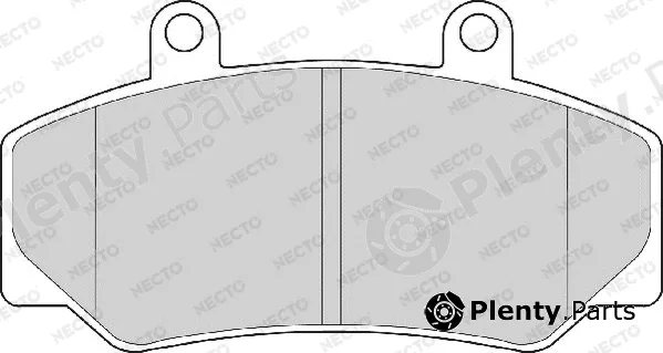 Necto FD6136A — Brake Pad Set, disc brake ALTA PRESTACION