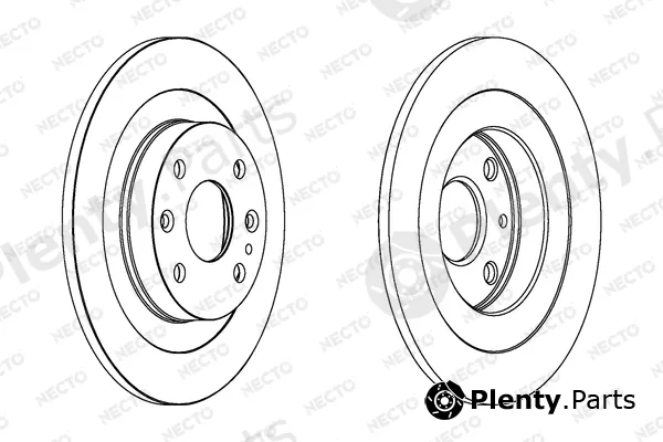Necto WN955 — Brake Disc ALTA PRESTACION