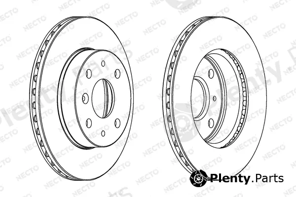 Necto WN1027 — Brake Disc ALTA PRESTACION