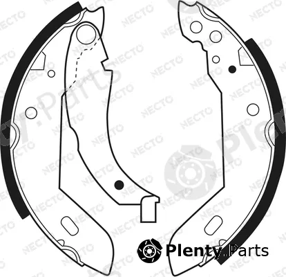 Necto N1173 — Brake Shoe Set ALTA PRESTACION