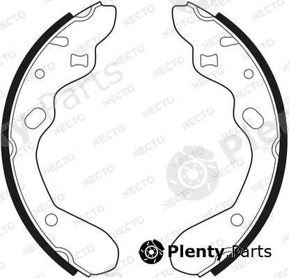 Necto N1526 — Brake Shoe Set ALTA PRESTACION