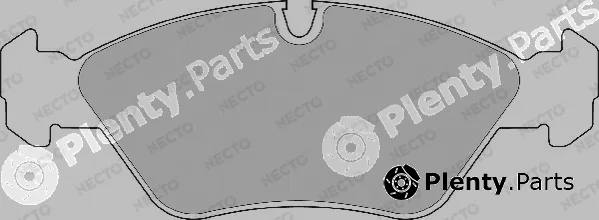 Necto FD413A — Brake Pad Set, disc brake ALTA PRESTACION