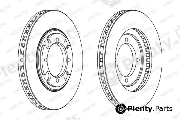 Necto WN1040 — Brake Disc ALTA PRESTACION