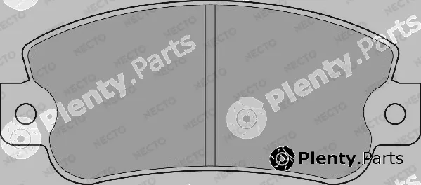 Necto FD6253A — Brake Pad Set, disc brake ALTA PRESTACION