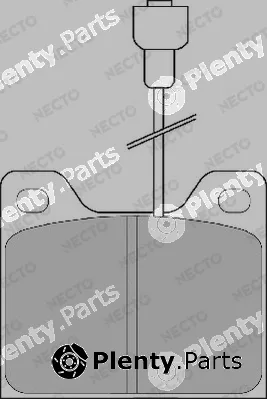 Necto FD223A — Brake Pad Set, disc brake ALTA PRESTACION