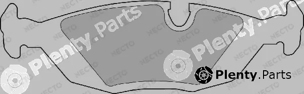 Necto FD6284A — Brake Pad Set, disc brake ALTA PRESTACION