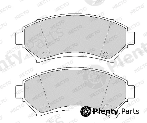 Necto FD6762A — Brake Pad Set, disc brake ALTA PRESTACION