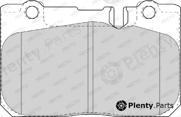 Necto FD6981A — Brake Pad Set, disc brake ALTA PRESTACION