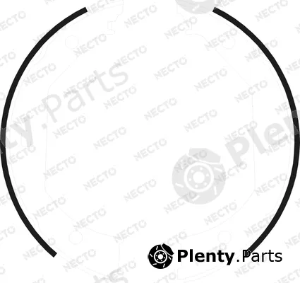 Necto N1653 — Brake Shoe Set, parking brake ALTA PRESTACION