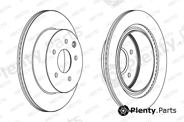 Necto WN1507 — Brake Disc ALTA PRESTACION