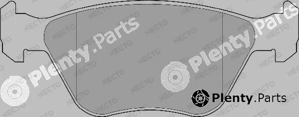 Necto FD6511A — Brake Pad Set, disc brake ALTA PRESTACION