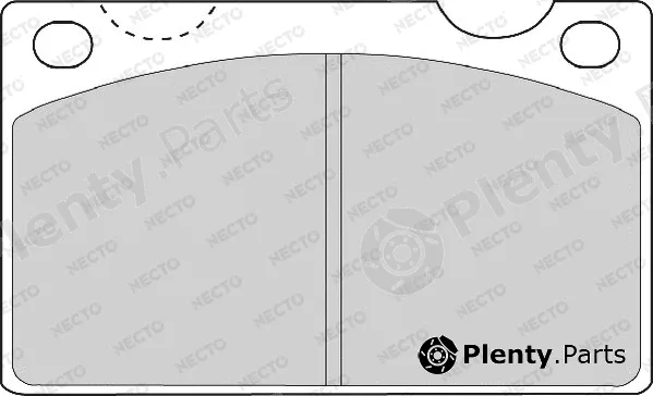 Necto FD236A — Brake Pad Set, disc brake ALTA PRESTACION
