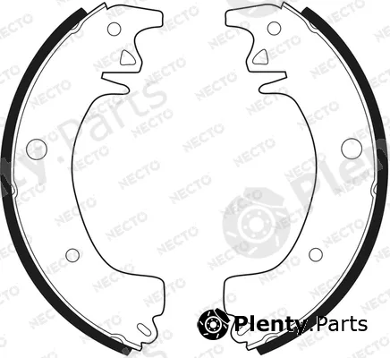 Necto N1172 — Brake Shoe Set ALTA PRESTACION