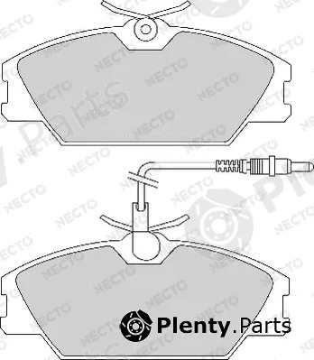 Necto FD2112A — Brake Pad Set, disc brake ALTA PRESTACION