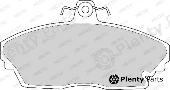 Necto FD6673A — Brake Pad Set, disc brake ALTA PRESTACION