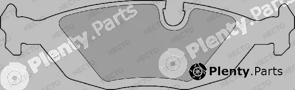 Necto FD412A — Brake Pad Set, disc brake ALTA PRESTACION