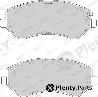 Necto FD7038A — Brake Pad Set, disc brake ALTA PRESTACION