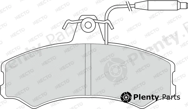 Necto FD290V — Brake Pad Set, disc brake ALTA PRESTACION