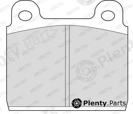 Necto FD497V — Brake Pad Set, disc brake ALTA PRESTACION