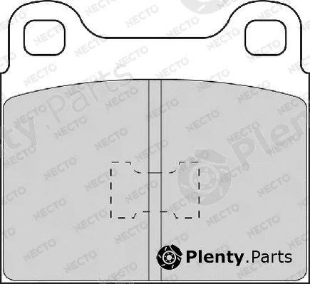Necto FD449A — Brake Pad Set, disc brake ALTA PRESTACION