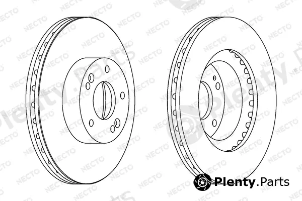 Necto WN1519 — Brake Disc ALTA PRESTACION