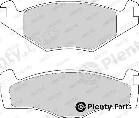 Necto FD4154A — Brake Pad Set, disc brake ALTA PRESTACION