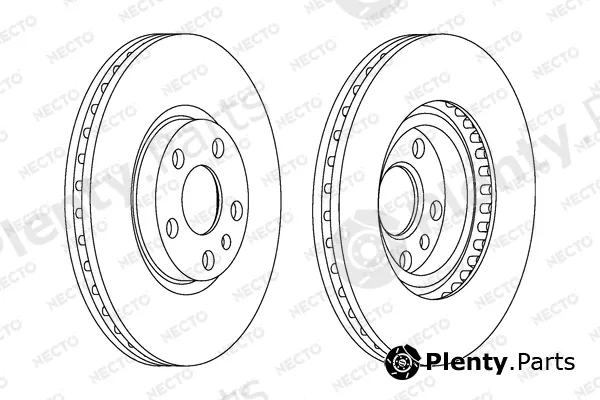 Necto WN775 — Brake Disc ALTA PRESTACION