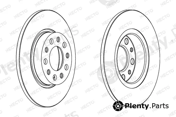 Necto WN1400 — Brake Disc ALTA PRESTACION