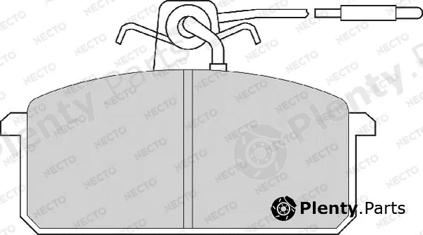 Necto FD249A — Brake Pad Set, disc brake ALTA PRESTACION