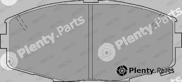 Necto FD6289A — Brake Pad Set, disc brake ALTA PRESTACION