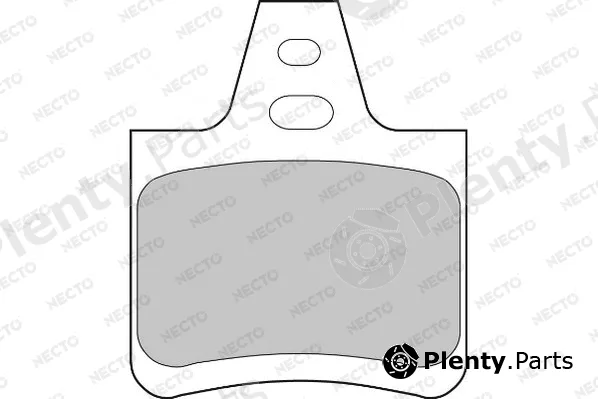 Necto FD6188A — Brake Pad Set, disc brake ALTA PRESTACION