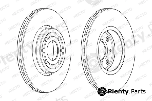 Necto WN1560 — Brake Disc ALTA PRESTACION
