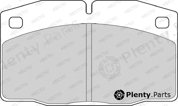 Necto FD611A — Brake Pad Set, disc brake ALTA PRESTACION