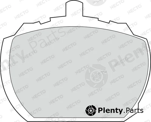 Necto FD571V — Brake Pad Set, disc brake ALTA PRESTACION