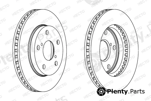 Necto WN1015 — Brake Disc ALTA PRESTACION