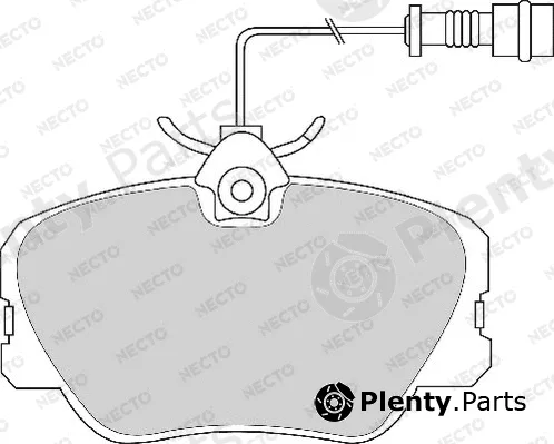 Necto FD2020A — Brake Pad Set, disc brake ALTA PRESTACION