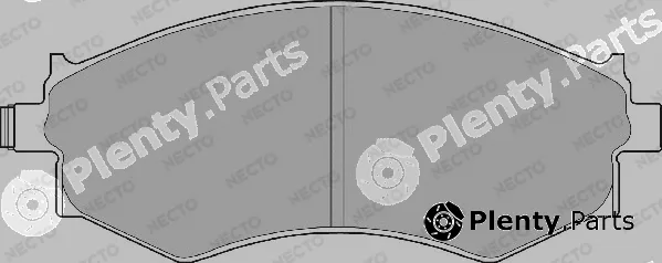 Necto FD6358A — Brake Pad Set, disc brake ALTA PRESTACION