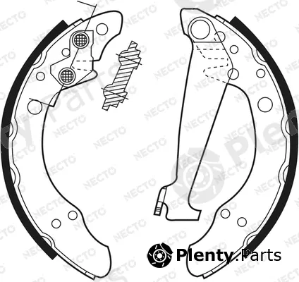 Necto N1499 — Brake Shoe Set ALTA PRESTACION