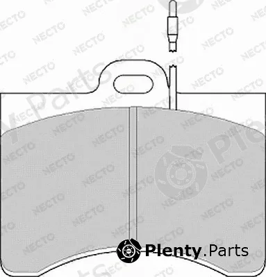 Necto FD153A — Brake Pad Set, disc brake ALTA PRESTACION