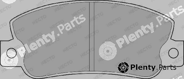 Necto FD6250A — Brake Pad Set, disc brake ALTA PRESTACION