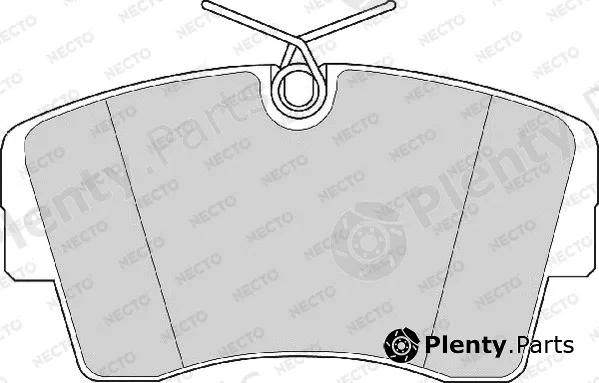 Necto FD6275A — Brake Pad Set, disc brake ALTA PRESTACION