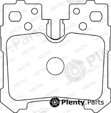Necto FD7415A — Brake Pad Set, disc brake ALTA PRESTACION