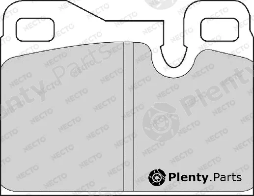 Necto FD6336A — Brake Pad Set, disc brake ALTA PRESTACION