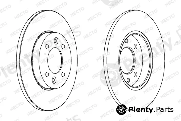 Necto WN544 — Brake Disc ALTA PRESTACION