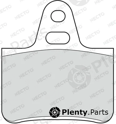 Necto FD130A — Brake Pad Set, disc brake ALTA PRESTACION