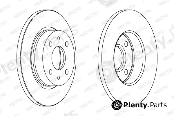 Necto WN475 — Brake Disc ALTA PRESTACION