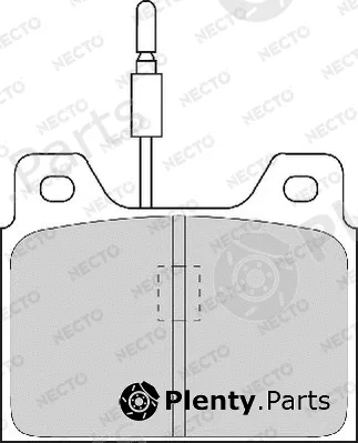 Necto FD254A — Brake Pad Set, disc brake ALTA PRESTACION